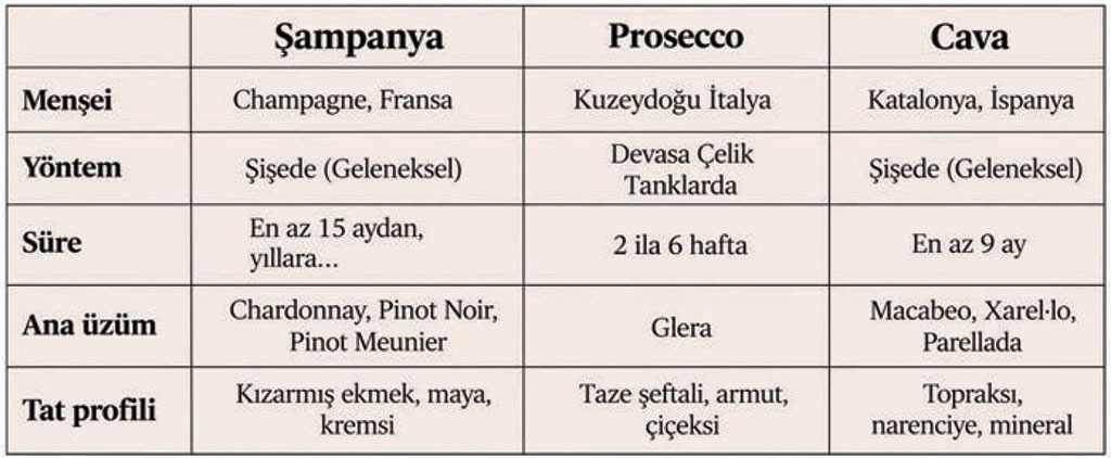 şampanyalar